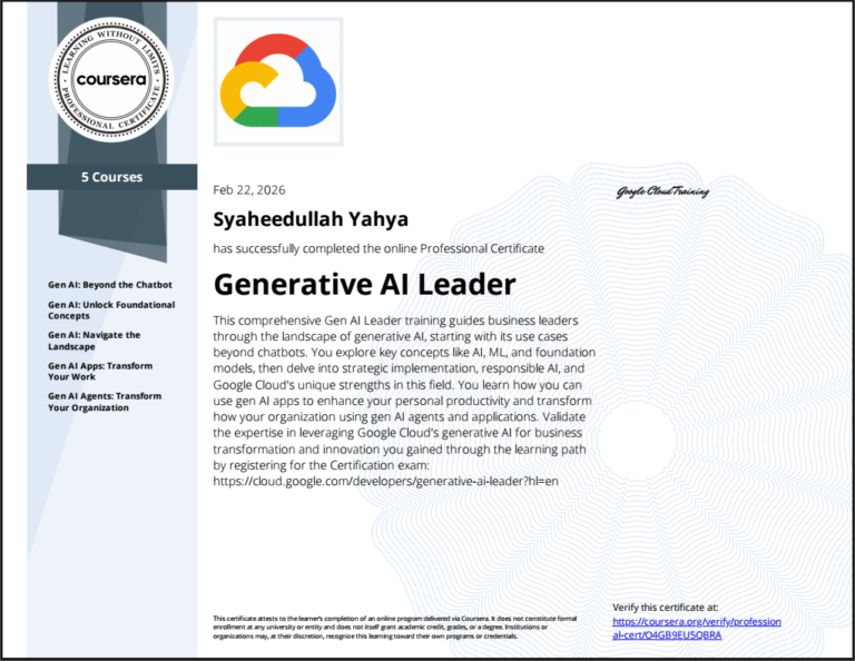 Google Generative AI Leader